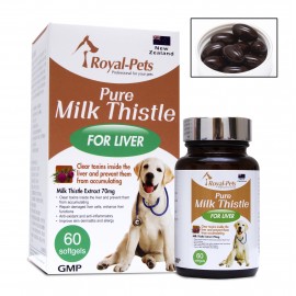 Royal-Pets Pure milk thistle 純正奶薊素 60粒 Royal-Pets Pure milk thistle 純正奶薊素 60粒